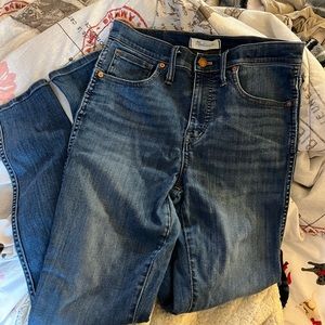 MADEWELL 10” high rise jeans